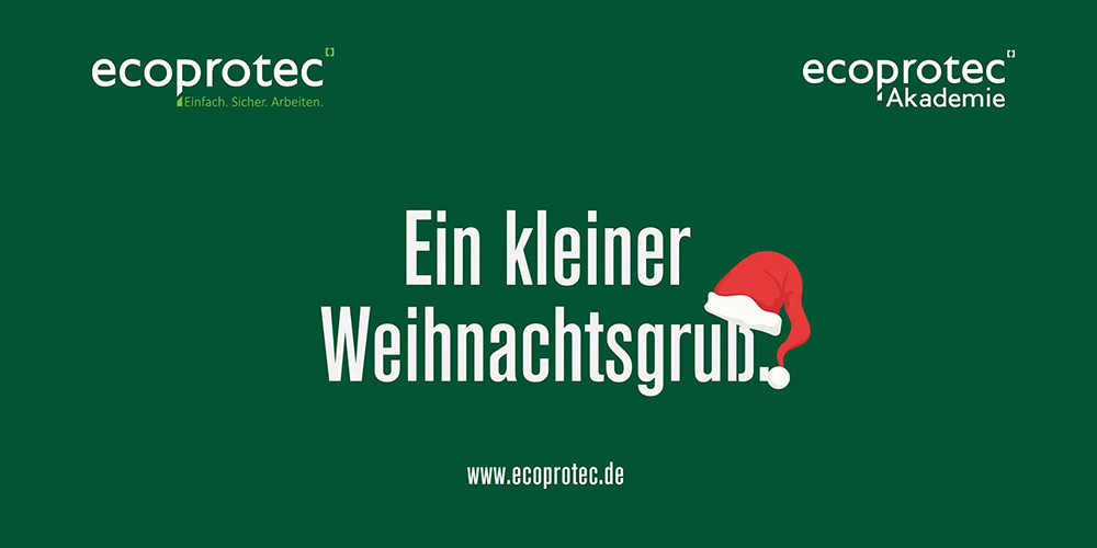 ecoprotec wünscht frohe Weihnachten digitaler Weihnachtsgruß 2021