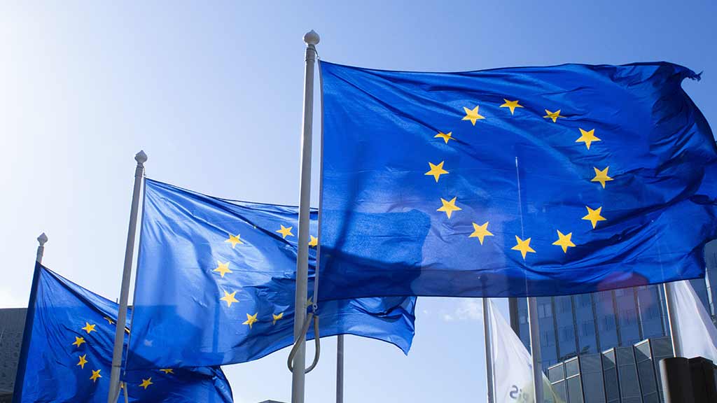 Europa Flaggen Europäischer Datenschutztag 2022