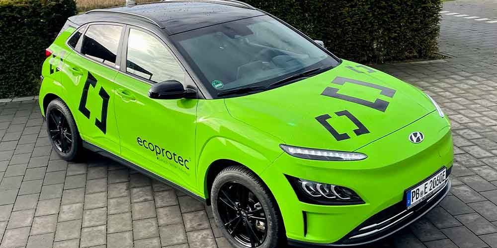 Auto Firmenwagen ecoprotec Elektroauto nachhaltig Umwelt