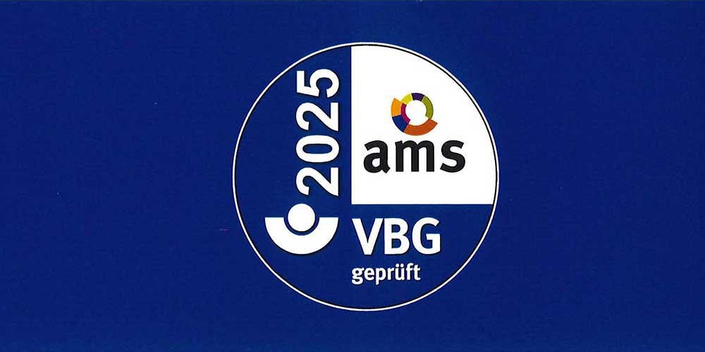 AMS Zertifizierung der VBG 2022 ecoprotec GmbH