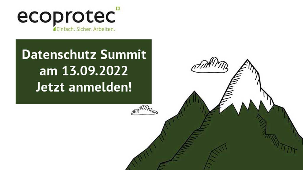 Datenschutz Summit am 13. September 2022 - Zur Anmeldung