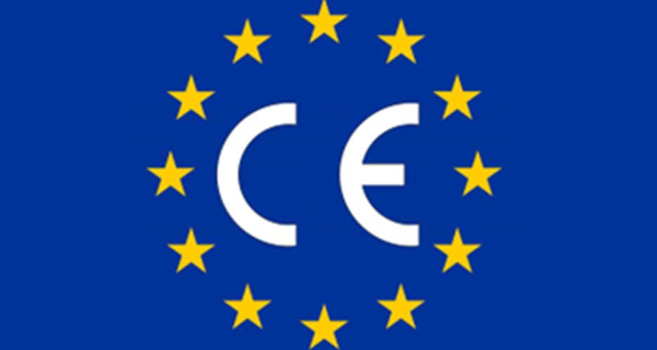 Neue Maschinenrichtlinie CE Kennzeichnung Europa Flagge