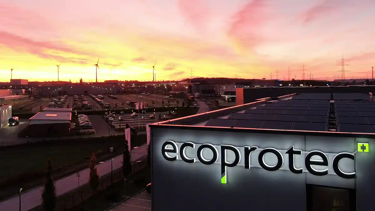 ecoprotec GmbH Pamplonastraße Paderborn Sonnenaufgang im Herbst 2022