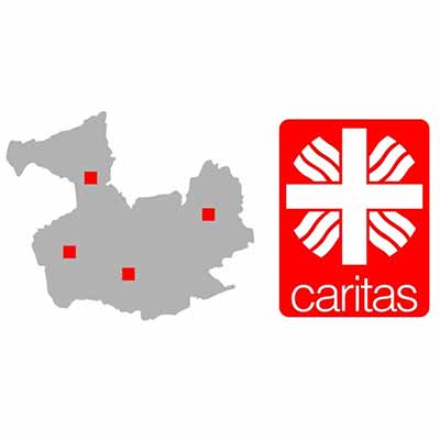Logo und Kundenbewertung vom Caritasverband Büren