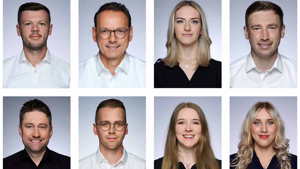 Auszug unseres Teams Datenschutz bei ecoprotec mit einigen Bildern unserer Mitarbeitenden