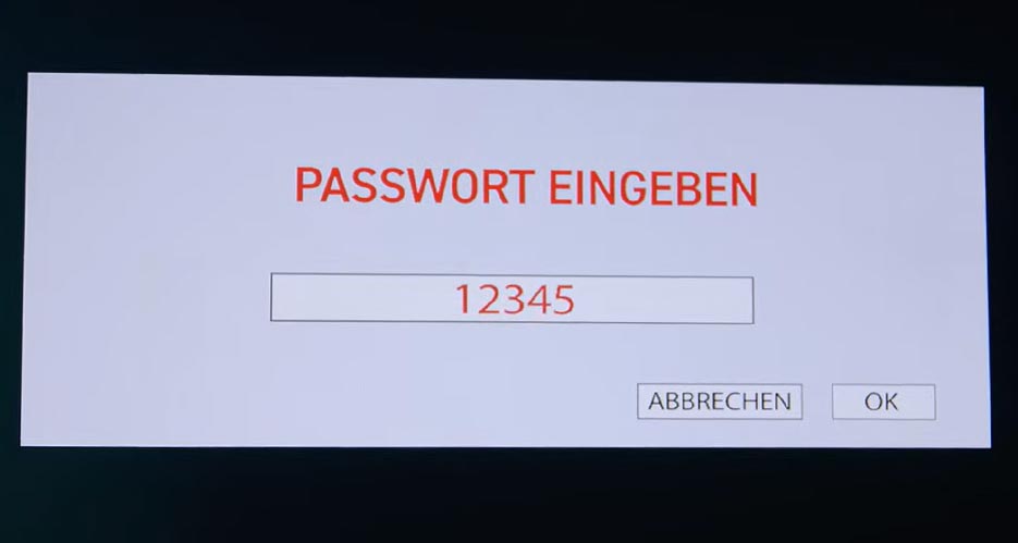 Starke Passwörter im Unternehmen Ein nicht sicheres Passwort wie eine aufsteigende Zahlenfolge steigert das Risiko vor Phising und Malware